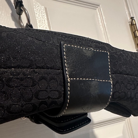 Vintage Y2K Coach Soho Flap Buckle Shoulder Bag 1463 – Black Leather - Picture 8 of 15